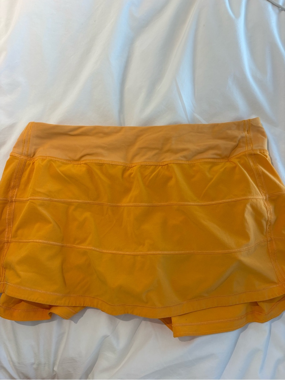 lululemon athletica Mini Skort in Vibrant Orange